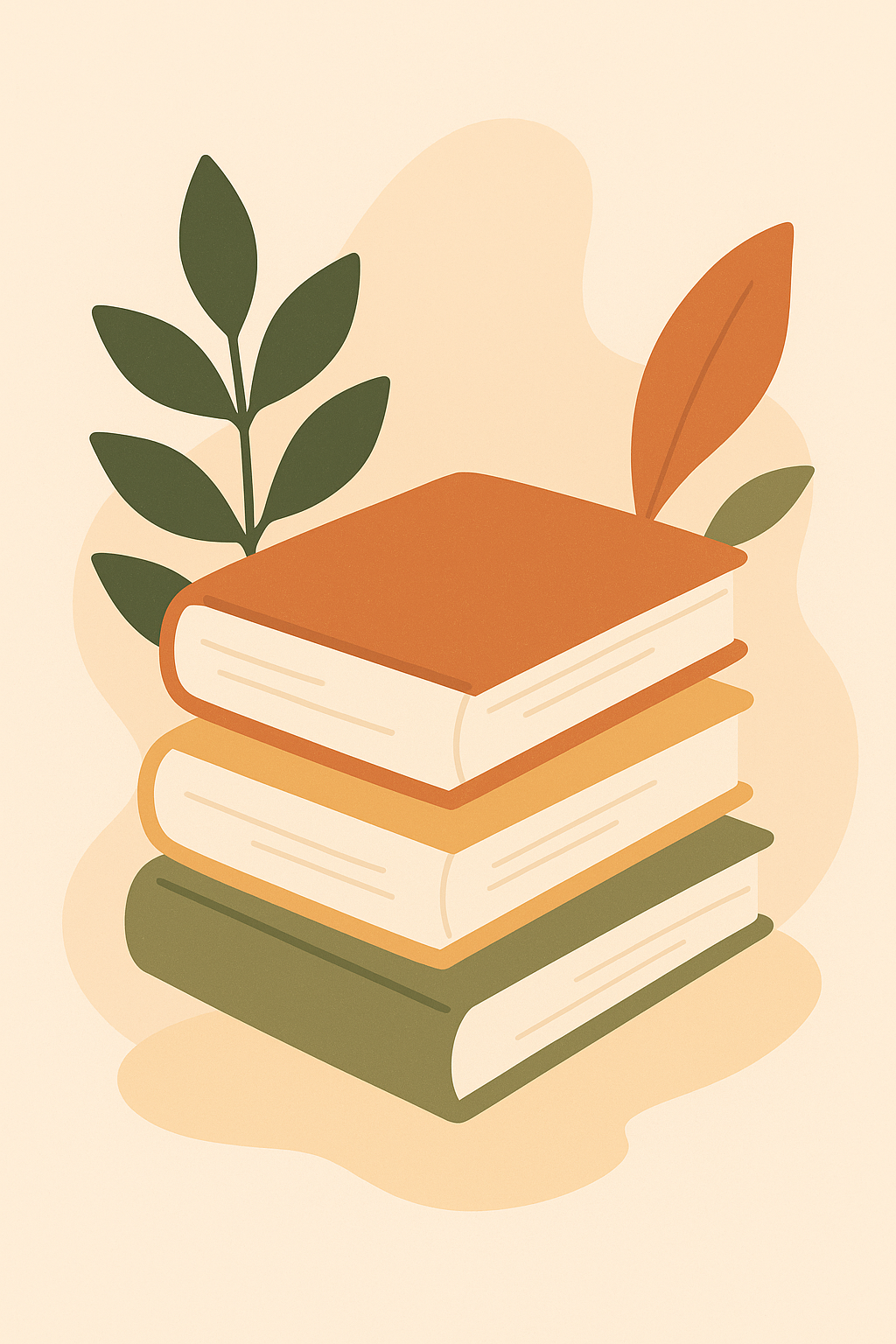 Ilustración de libros